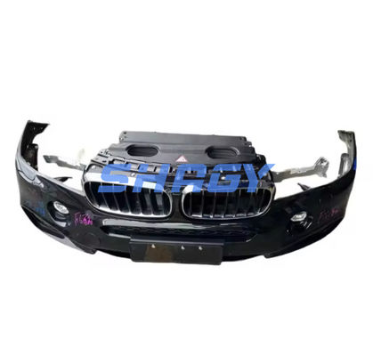 สายคาร์บอนหน้า Bumper Lip Chin สําหรับ BMW F16 X6 Sedan 2016-2020