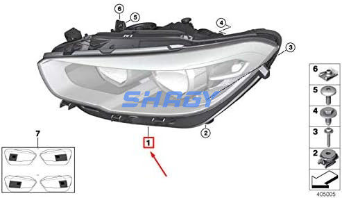 สําหรับ Bmw รุ่น 1 63117358392 Bmw F20 ไฟหน้า